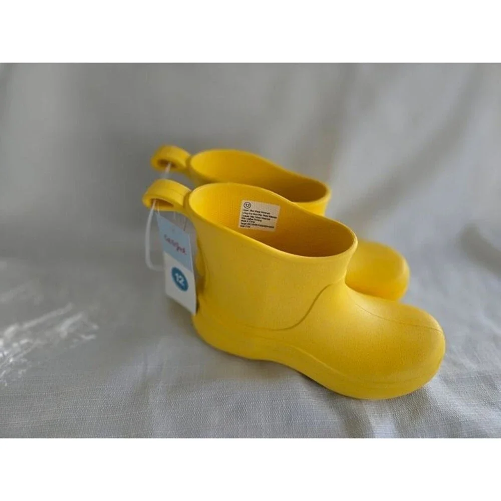 Cat & Jack Eli Rain Boots - Kids Girls Boys size 12 - NEW